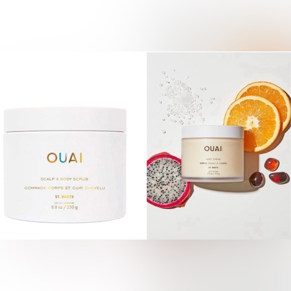 OUAI Other - OUAI St. Barts Duo Body Creme and Scalp Body Scrub